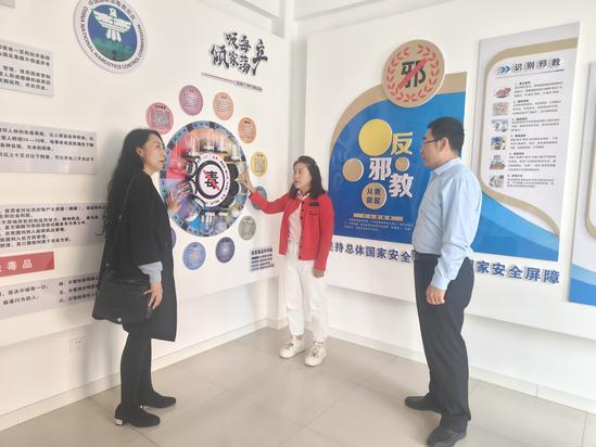 2023.9.26科尔沁区科协深入社区调研基层科普阵地建设工作3